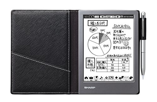 【中古】 ブラック_ノート作成枚数:最大5000ページ シャープ 電子ノート ブラック系 WG-S50