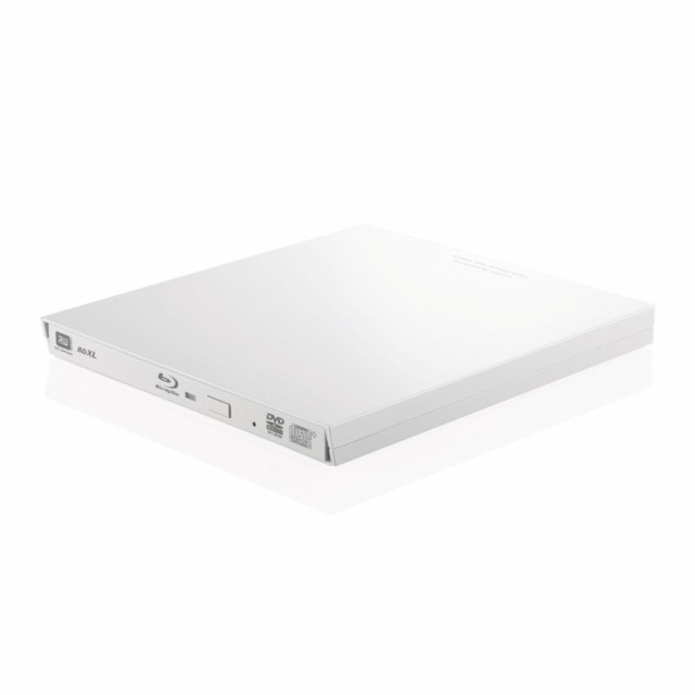 【中古】 ホワイト_書込/編集/再生ソフト付属 ロジテック ブルーレイドライブ 外付け Blu-ray UHDBD USB3.0対応 再生 編集 書込ソフト付