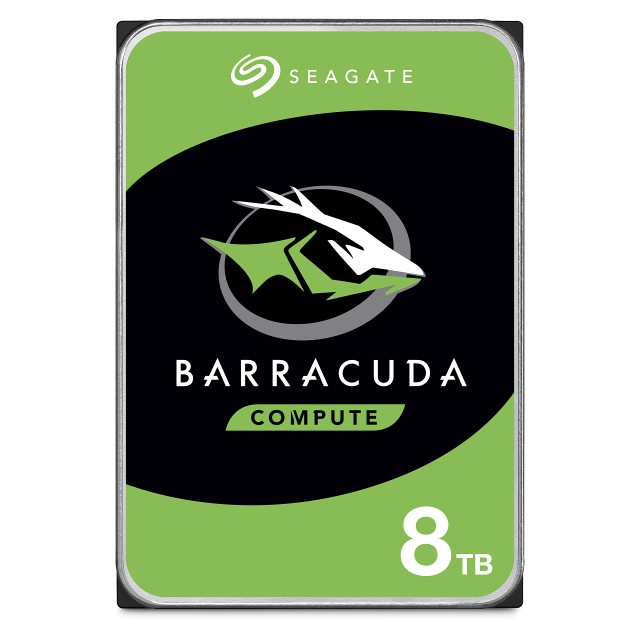 【中古】 8TB_PC向け3.5インチ Seagate BarraCuda 3.5インチ 8TB 内蔵 ハードディスク HDD PC 6Gb/s 256MB 5400rpm 品 ST8000DM004