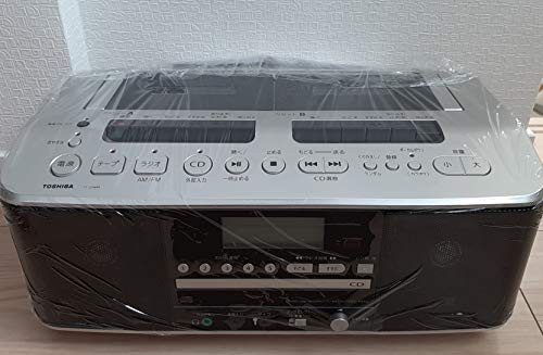 【中古】 silver，black 東芝 CDラジオカセットレコーダー TY-CDW99