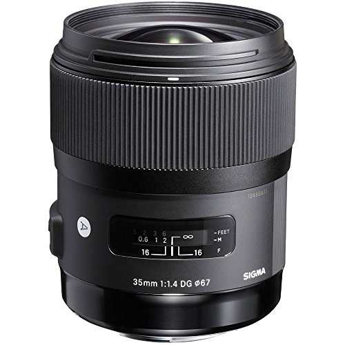 【中古】 ソニーE用(ミラーレス用)_単品 35mm F1.4 DG HSM SONY-Eマウント用 ミラーレス用