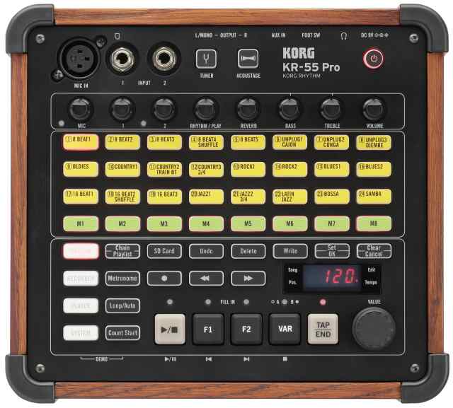 【中古】 KORG ミキサー/レコーダー機能搭載 リズムマシン KR-55 Pro