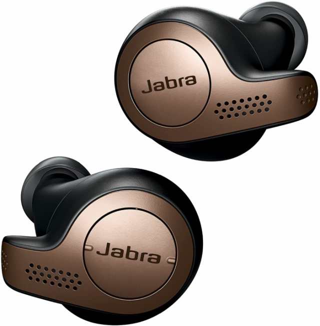 【中古】 コッパーブラック Jabra 完全ワイヤレスイヤホン Elite 65t コッパーブラック Alexa搭載 BT5.0 ノイズキャンセリングマイク付