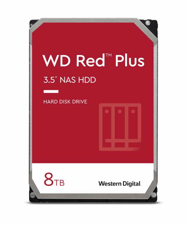 【中古】 8TB_HDD Western Digital HDD 8TB WD Red NAS RAID 3.5インチ 内蔵HDD WD80EFAX