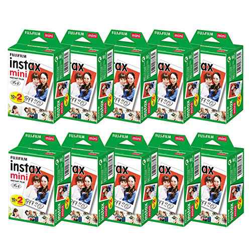 【中古】 富士フイルム(FUJIFILM) チェキフィルム instax mini 2パック品 JP2(20枚入り)x10個セット [200枚入]