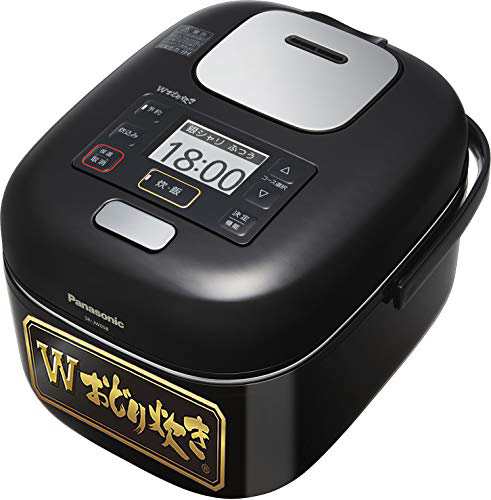 【中古】 1)Wおどり炊き(可変圧力+大火力)/シャインブラック パナソニック 炊飯器 3合 一人暮らし 可変圧力IH Wおどり炊き シャインブラ