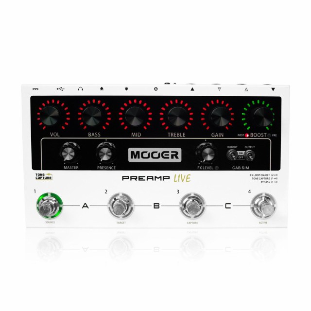 【中古】 Mooer Preamp Live デジタルプリアンプモデラー ギターエフェクター