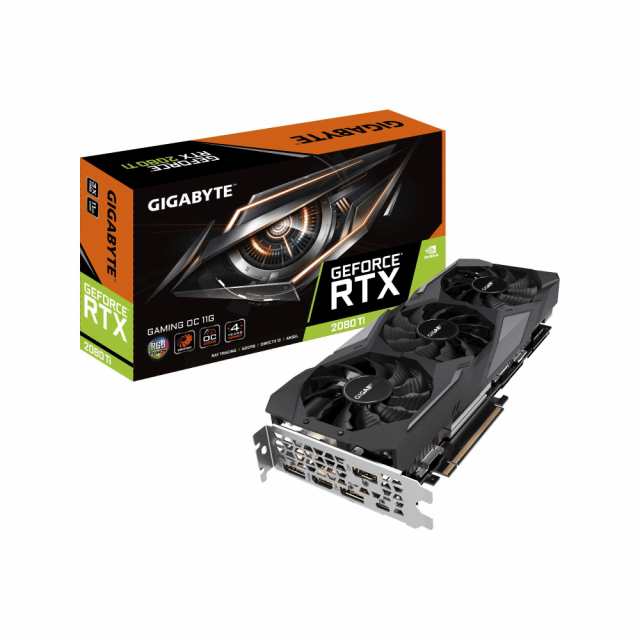 【中古】 RTX 2080Ti_GAMING モデル_単品 GIGABYTE NVIDIA GeForce RTX 2080Ti搭載グラフィックボード GDDR6 11GB 【国内品】 GV-N208TGAMING OC-11GC