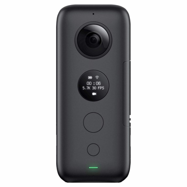 【中古】 Insta360 ONE X 360度アクションカメラ、FlowState手ブレ補正搭載(SDカード別売り、V30ビデオスピードクラスmicroSDXCが必要)