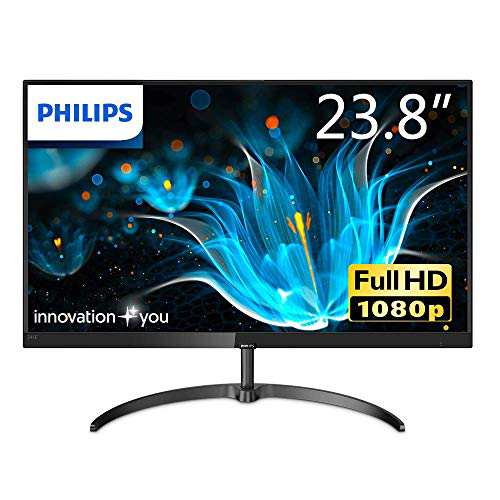 【中古】 23.8インチ PHILIPS モニター ディスプレイ 241E9/11 (23.8インチ/IPS/スリムベゼル/HDMI×2/5年)