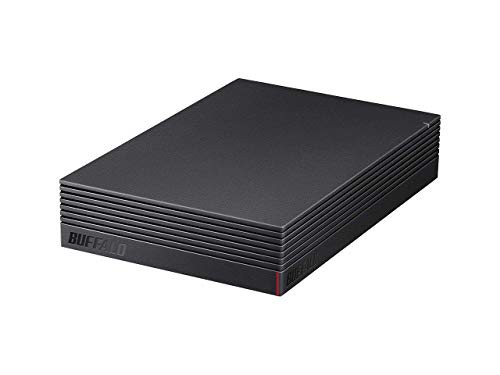 【中古】 バッファロー HD-NRLD4.0U3-BA 4TB 外付けハードディスクドライブ スタンダードモデル ブラック