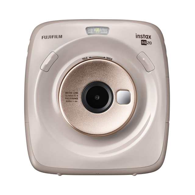 【中古】 ベージュ_本体 富士フイルム(FUJIFILM) ハイブリッドインスタントカメラ instax SQUARE SQ20 ベージュ119mmX127mmX50mm(突起部