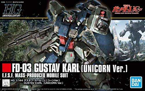 【中古】 HGUC 機動戦士ガンダムUC グスタフ・カール (ユニコーンVer.) 1/144スケール 色分け済みプラモデル