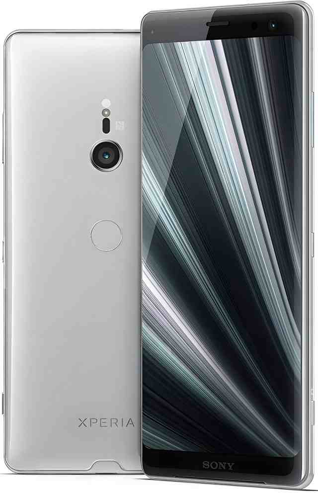 【中古】 au Xperia XZ3 SOV39 ホワイトシルバー