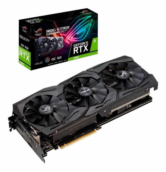 【中古】 ASUS NVIDIA GeForce RTX2060 搭載 GDDR6 6GB ビデオカード ROG-STRIX-RTX2060-O6G-GAMING