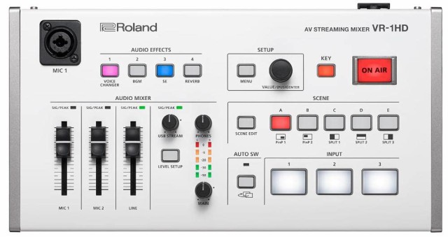 【中古】 ローランド AV STREAMING MIXER VR-1HD