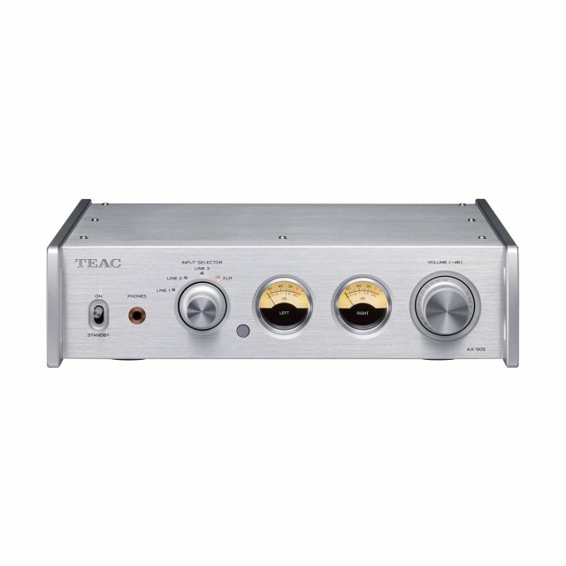 【中古】 シルバー TEAC(ティアック) AX-505-S プリメインアンプ XLRバランス入力搭載 シルバー