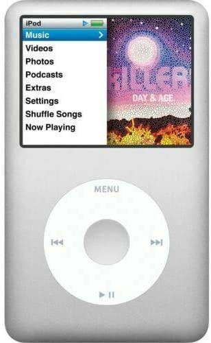 【中古】 Music Player iPod Classic 6th Generation 80gb Silver Packaged in Plain White Box