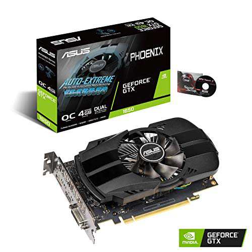 【中古】 GTX1650_高耐久モデル ASUS NVIDIA GTX 1650 搭載 シングルファンモデル 4G PH-GTX1650-O4G