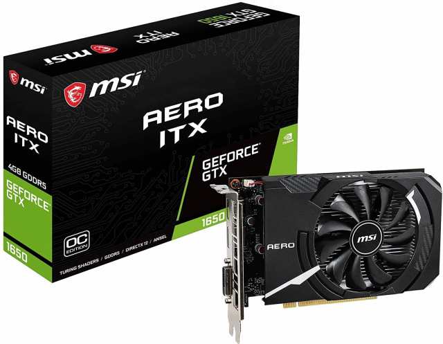 【中古】 GTX 1650 搭載_GTX 1650 AERO ITX 4G OC MSI GeForce GTX 1650 AERO ITX 4G OC グラフィックスボード VD6936