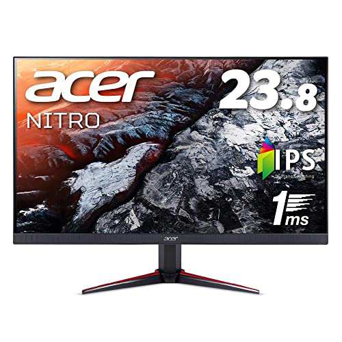 【中古】 Nitro/23.8/IPS/FHD/1ms/75Hz Acer ゲーミングモニター Nitro VG240Ybmiifx 23.8インチ IPS 非光沢 フルHD 1ms(VRB) 75Hz FPS向