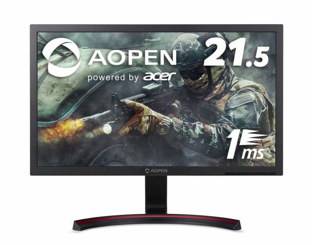 【中古】 AOPEN ゲーミングモニター 22MX1Qbmiix 21.5インチ 75Hz 1ms TN フルHD PS4 FPS向き HDMI×2 スピーカー内蔵 VESA Free Sync デ