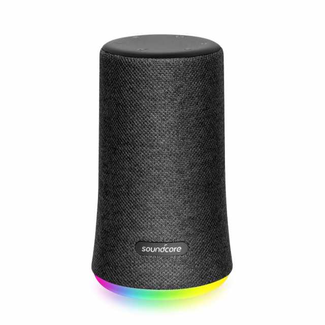 【中古】 ブラック 【第2世代】 Anker Soundcore Flare Mini Bluetooth スピーカー 防水 重低音 360°サウンド 10W出力 大音量 ステレオ