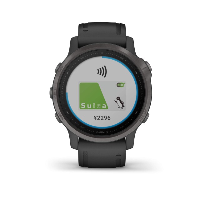 【中古】 ブラック GARMIN(ガーミン) fenix 6 Sapphire Black DLC 音楽再生機能 マルチスポーツ型GPSウォッチ 【日本正規品】