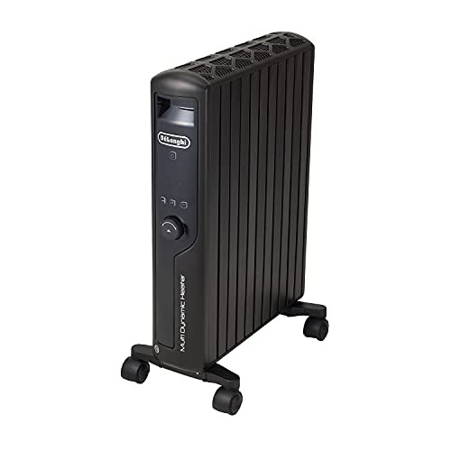 【中古】 De'Longhi (デロンギ) マルチダイナミックヒーター MDHU15-PB 電気ヒーター ゼロ風暖房 節電 直感操作クリックノブ リモコン付