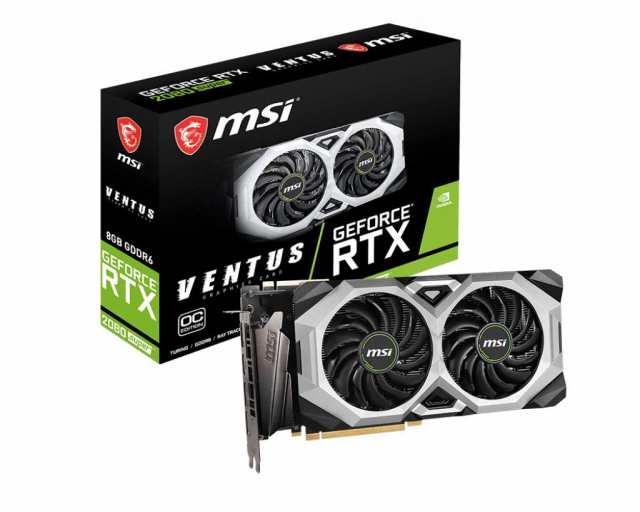 【中古】 RTX 2080 SUPER 搭載_RTX 2080 SUPER VENTUS XS OC MSI GeForce RTX 2080 SUPER VENTUS XS OC グラフィックスボード VD7100