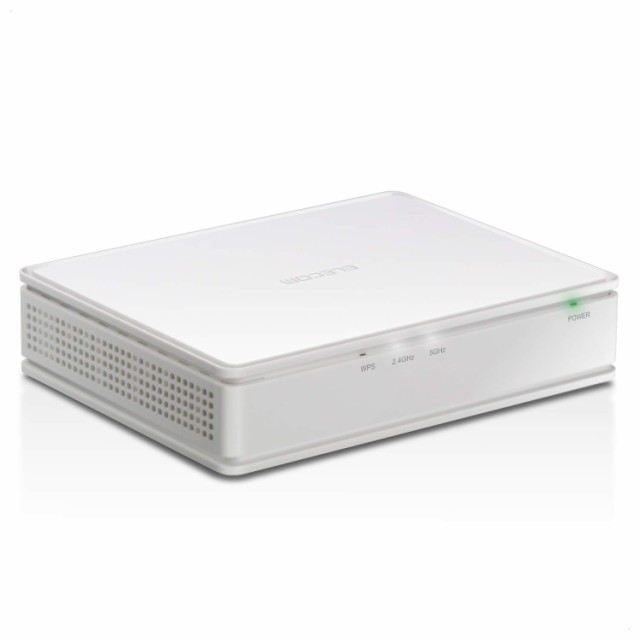 【中古】 エレコム WiFiルーター 無線LAN 親機 11ac 1733+800Mps 有線ギガ IPv6(IPoE)対応 ホワイト 日本メーカー 【iPhone11 / iPhoneSE