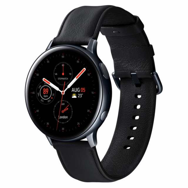 【中古】 44mm_ブラック Galaxy Watch Active2 / Stainless steel/心拍計機能/ブラック / 44mm [Galaxy純正スマートウォッチ 国内正規品]