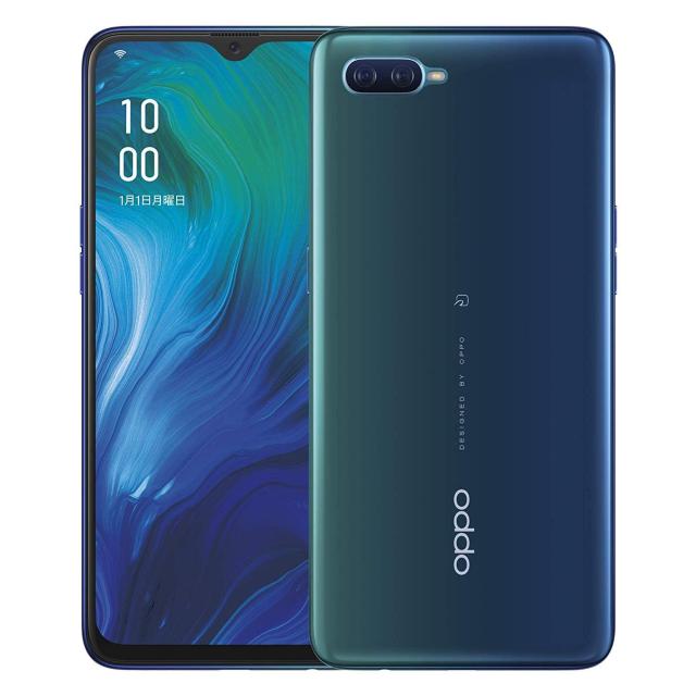 国内版SIMフリー OPPO Reno A 128GB ブルー 携帯電話本体 