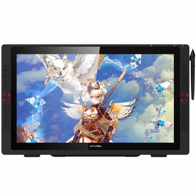 【中古】 XPPen 液タブ 液晶ペンタブレット 21.5インチ IPSディスプレイ ケーブル1本で接続 エクスプレスキー20個 ペイントソフト付き Ar