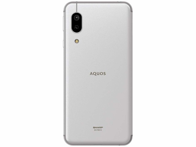 国内版SIMフリー SHARP AQUOS sense3 lite SH-RM12 シルバーホワイト 携帯電話本体