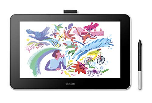 【中古】 Wacom(ワコム) 13.3インチ 液タブOne 液晶ペンタブレット 13 (gen.1) オリジナルカスタムブラシセット DTC133W1D