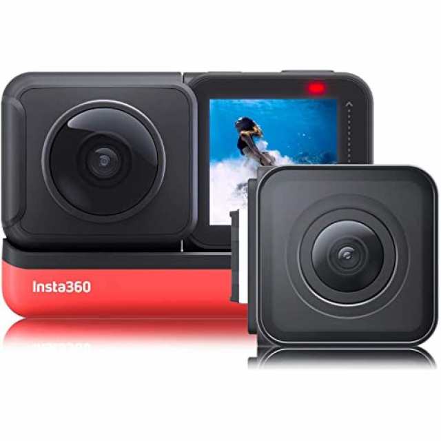 【中古】 [Insta360 ONE R ツイン版] 360度モジュール + 4K広角モジュール