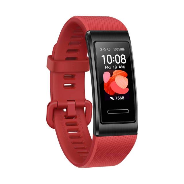 【中古】 レッド_Band 4 Pro HUAWEI Band 4 pro/シナバーレッド【日本品】 内臓GPS搭載/リアルタイムトレーニング/24時間心拍測定の通販は 9,523円
