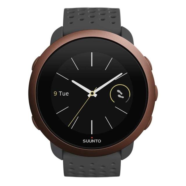 【中古】 グレー カッパー スント(SUUNTO) スント スリー(SUUNTO 3) スマートウォッチ ウェアラブル ウォッチ フィットネス GREY COPPER [日本正規品/]の通販は 23,667円