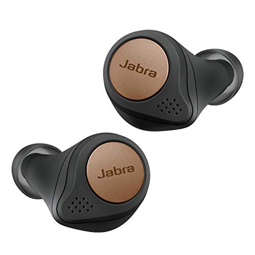 【中古】 [] Jabra 完全ワイヤレスイヤホン アクティブノイズキャンセリング Elite Active 75t コッパーブラック IP57 防塵防水 Bluetoot