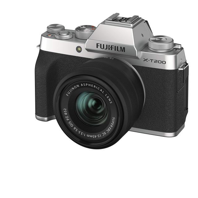 【中古】 シルバー_レンズキット_単体 富士フイルム(FUJIFILM) ミラーレス一眼カメラ X-T200レンズキット シルバー X-T200LK-Sの通販はミラーレス一眼