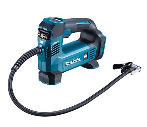 【中古】 本体のみ マキタ(Makita) 充電式空気入れ18V 米英仏バルブ＆ボール浮き輪バルブ付 バッテリ充電器別売 MP180DZ ブルー