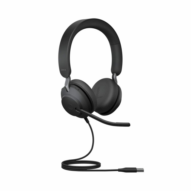 【中古】 Jabra Evolve2 40 UC Stereo USB-A 対応 【国内認定代理店】・テレワーク/オンライン会議/オンライン授業に最適