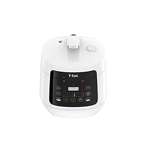 【中古】 2)3L(ラクラ・クッカー ホワイト/1台10役) ティファール ラクラ・クッカー コンパクト電気圧力鍋 CY3501JP 金属製の通販は 17,438円