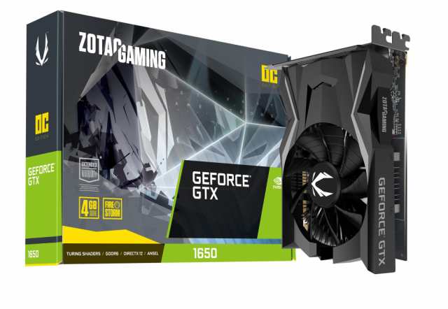 【中古】 ZOTAC GeForce GTX 1650 OC グラフィックスボード ZT-T16520F-10L VD7269