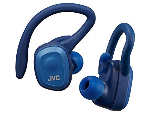 【中古】 ブルー JVCケンウッド JVC HA-ET45T-A 完全ワイヤレスイヤホン 本体質量7.4g小型軽量ボディ最大14時間再生 防水防塵仕様 Blueto