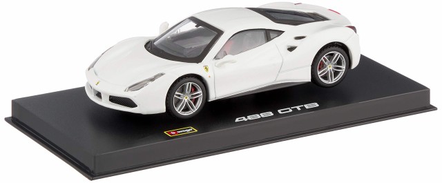 【中古】 トミカプレゼンツ ブラーゴ シグネチャーシリーズ 1:43 488 GTB(白)