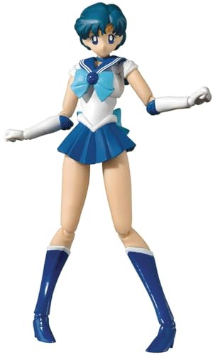 【中古】 セーラーマーキュリー S.H.フィギュアーツ 美少女戦士セーラームーン セーラーマーキュリー -Animation Color Edition- 約140mm ABS＆PVC製 塗装済み可動フィギュア