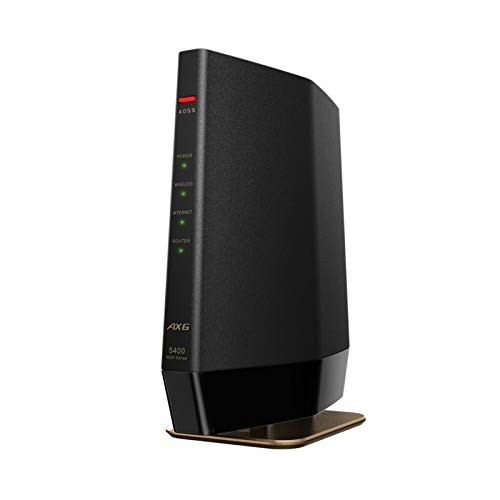 【中古】 WSR-5400AX6/DMB [Wi-Fi 6 無線LANルーター 4803+573Mbps マットブラック]の通販は 22,414円