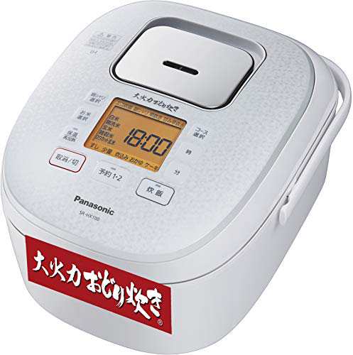 【中古】 パナソニック 炊飯器 5.5合 IH式 大火力おどり炊き スノーホワイト SR-HX100-Wの通販は
